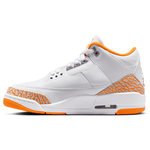 Women's Retro 3 White/Orange - View 2