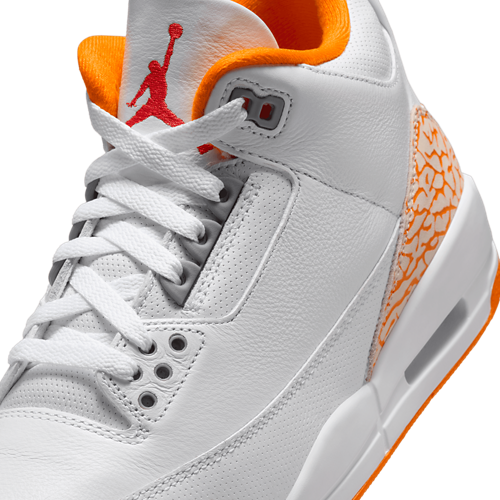 Women's Retro 3 White/Orange - View 7