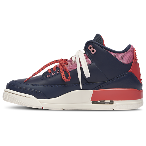 Women's Retro 3 Obsidian/Track Red/Blue Beyond - View 3