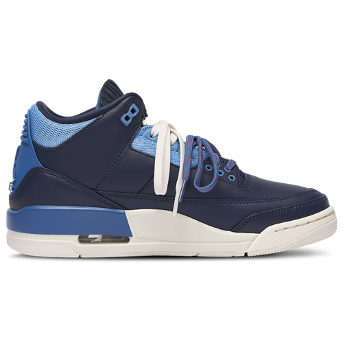 Women's Retro 3 Obsidian/Track Red/Blue Beyond - View 4