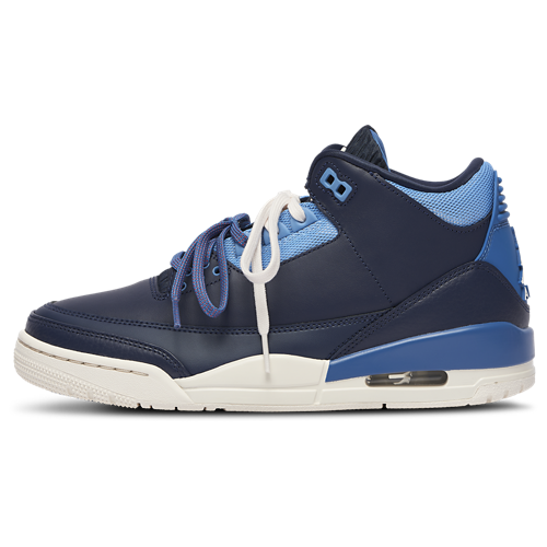 Women's Retro 3 Obsidian/Track Red/Blue Beyond - View 5