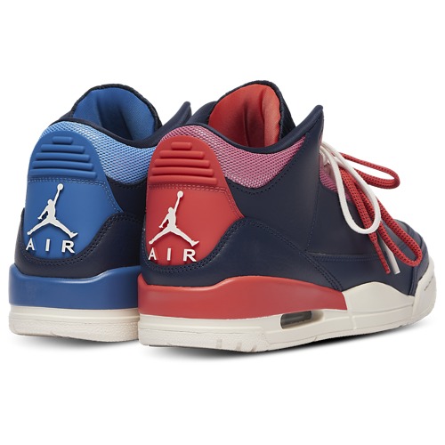 Women's Retro 3 Obsidian/Track Red/Blue Beyond - View 6