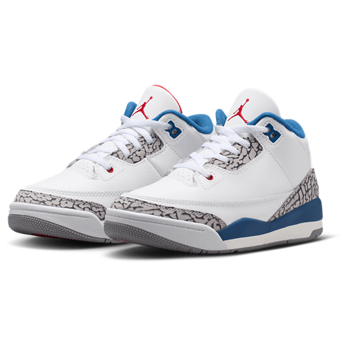 Boys' Preschool Retro 3 White/Red/Gray - View 6