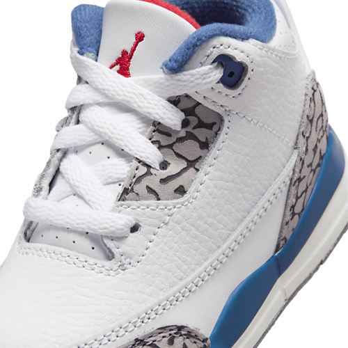 Boys' Toddler Retro 3 White/Red/Gray - View 7