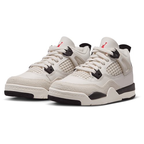 Boys' Preschool Retro 4 White/Black/Red - View 6