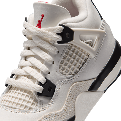 Boys' Preschool Retro 4 White/Black/Red - View 7