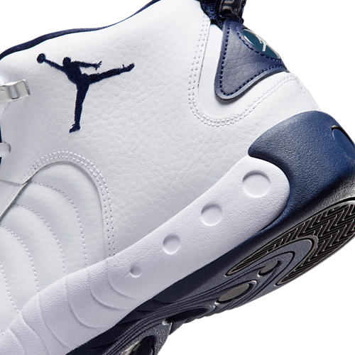 Men's Jumpman Pro White/Navy/Silver - View 8