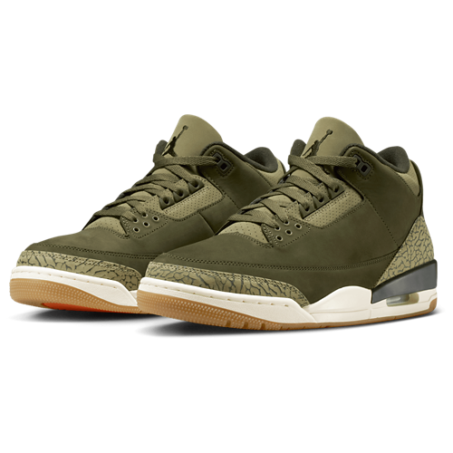 Men's Retro 3 Neutral Olive/Sequoia/Medium Olive - View 6