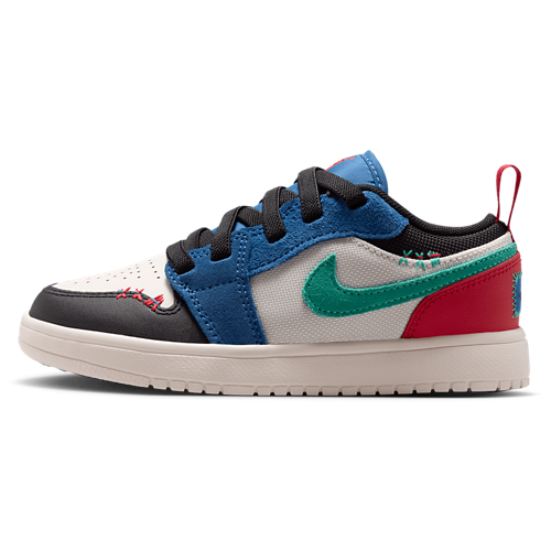 Boys' Preschool AJ 1 Low ALT SE Blue/Black/Green - View 2