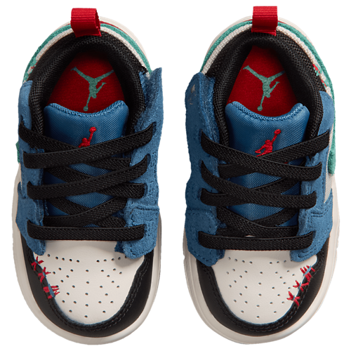 Boys' Toddler Retro 1 Low ALT SE Uni Blue/Black/Green - View 4