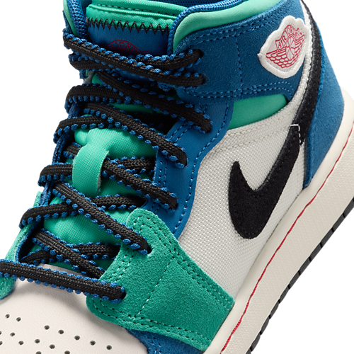 Boys' Grade School 1 Mid SE Chalk/University Red/True Blue - View 7