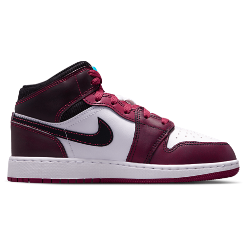 Girls' Grade School AJ 1 Mid Black/Pink/White - View 1
