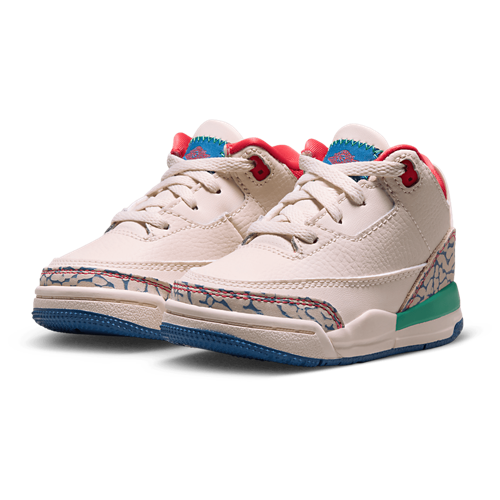 Boys' Toddler Retro 3 White/Red/Green - View 6