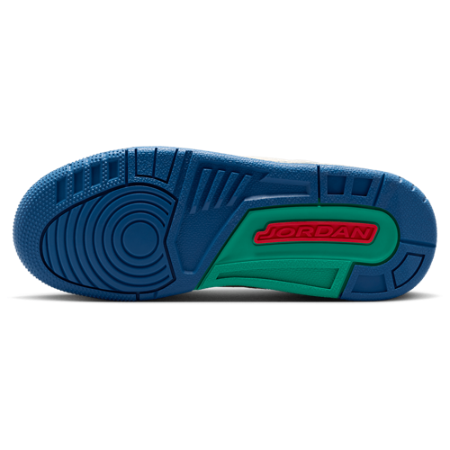 Boys' Grade School Retro 3 Green/White/Red - View 5