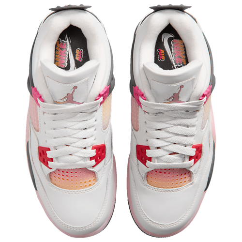 Girls' Grade School Retro 4 Tan/Gray/Pink - View 4