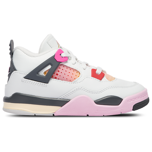 Girls' Toddler Retro 4 Off White/Gray/Pink - View 1