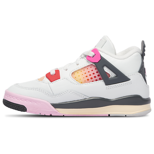 Girls' Toddler Retro 4 Off White/Gray/Pink - View 2