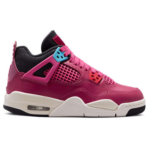 Girls' Grade School Retro 4 Pink/Black/White - View 1