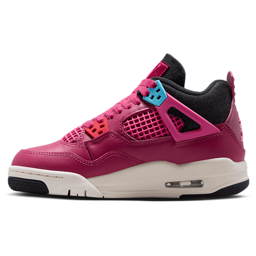 Girls' Grade School Retro 4 Pink/Black/White - View 2