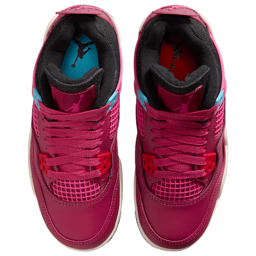 Girls' Grade School Retro 4 Pink/Black/White - View 4