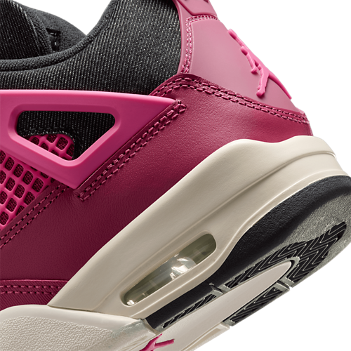 Girls' Grade School Retro 4 Pink/Black/White - View 8