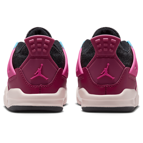 Girls' Toddler Retro 4 Pink/Black/White - View 3