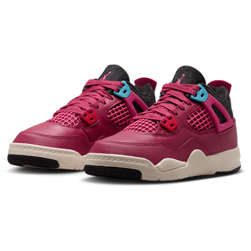Girls' Preschool Retro 4 Pink/Black/White - View 6
