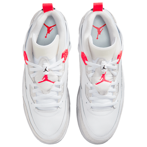 Men's Spizike Low Bright Crimson/White/Vast Grey - View 4