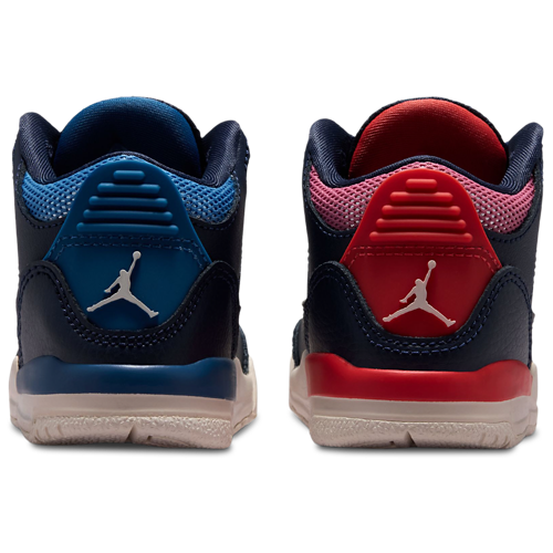 Boys' Toddler Retro 3 Obsidian/Track Red - View 5