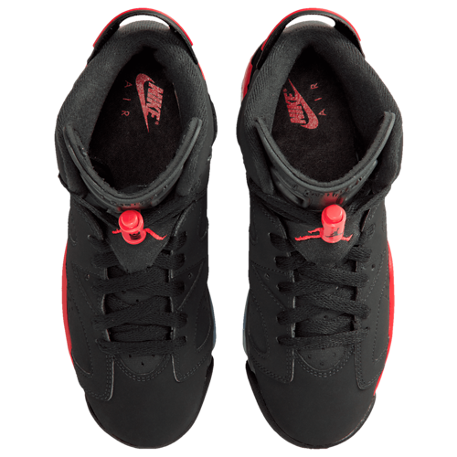 Boys' Grade School Retro 6 Black/Red - View 4