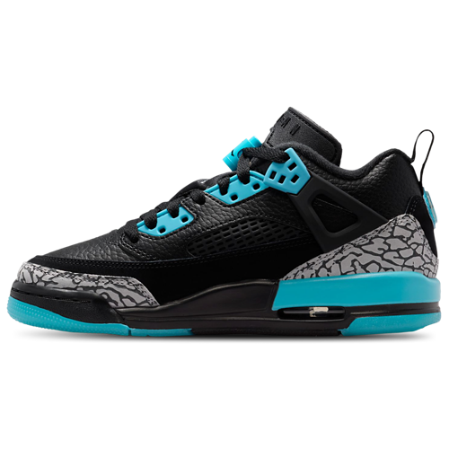 Boys' Grade School Spizike Low Black/Wolf Grey/Gamma Blue - View 2