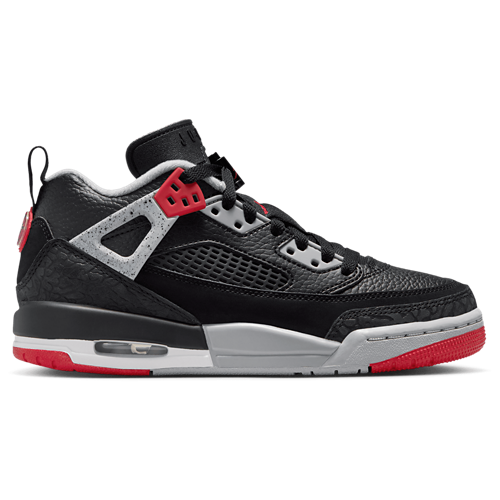 Boys' Grade School Spizike Low Gym Red/Black/Wolf Grey - View 1