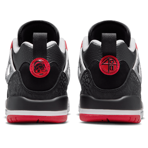 Boys' Grade School Spizike Low Gym Red/Black/Wolf Grey - View 3
