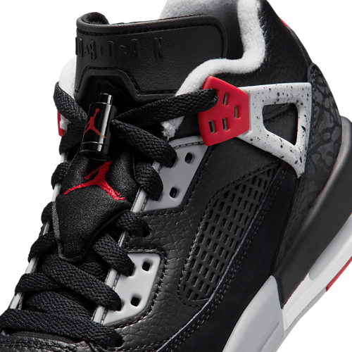 Boys' Grade School Spizike Low Gym Red/Black/Wolf Grey - View 7