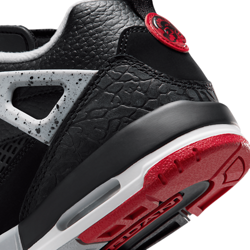 Boys' Grade School Spizike Low Gym Red/Black/Wolf Grey - View 8