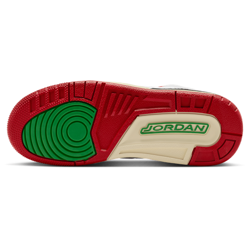 Boys' Grade School Spizike Low White/Varsity Red - View 5
