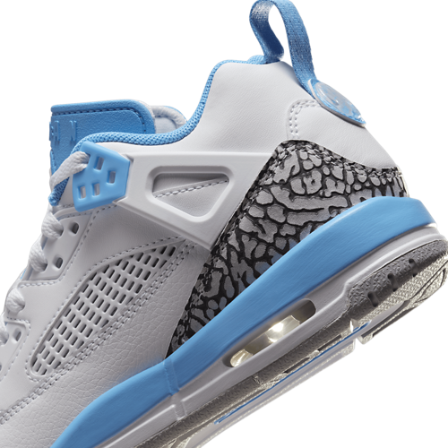 Boys' Grade School Spizike Low White/Carolina - View 7