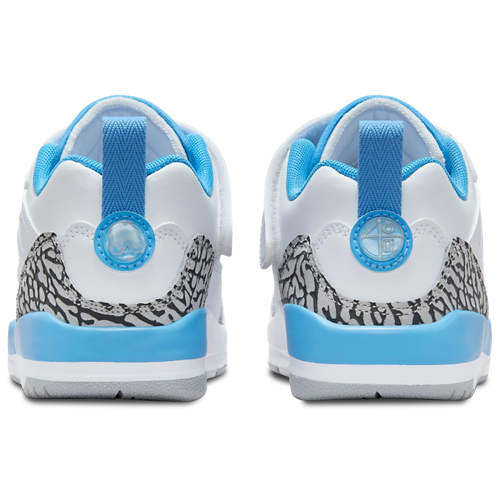 Boys' Preschool Spizike Low White/University Blue/Grey - View 3