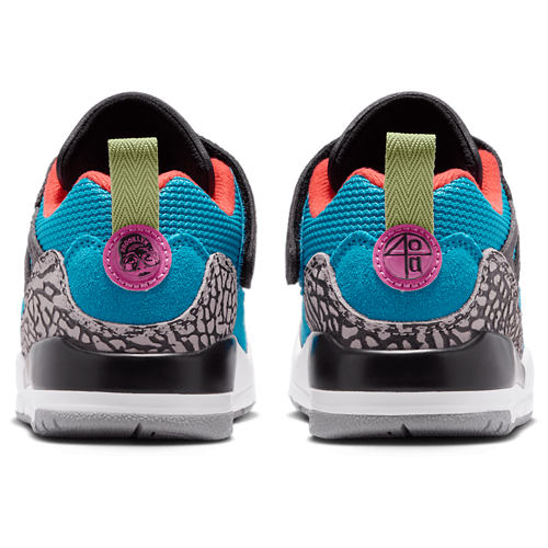 Boys' Preschool Spizike Low Vivid Green/Neo Turquoise/Light Crimson - View 3