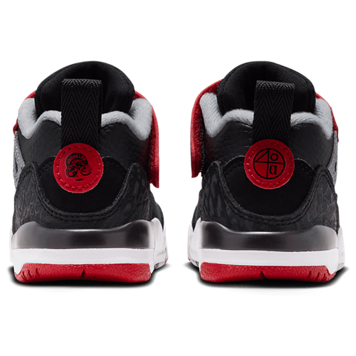 Boys' Toddler Spizike Low Black/Gym Red/Wolf Gray - View 3