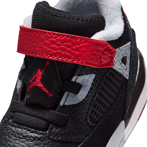 Boys' Toddler Spizike Low Black/Gym Red/Wolf Gray - View 7