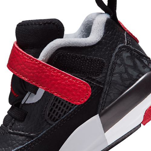 Boys' Toddler Spizike Low Black/Gym Red/Wolf Gray - View 8