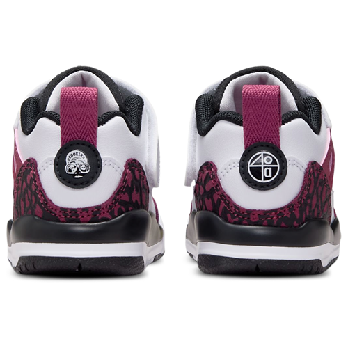 Girls' Toddler Spizike Low White/Black/Pink - View 3