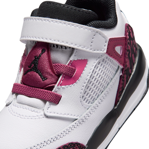 Girls' Toddler Spizike Low White/Black/Pink - View 6