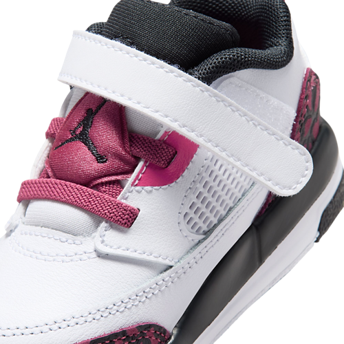 Girls' Toddler Spizike Low White/Black/Pink - View 7