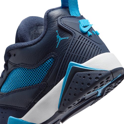 Boys' Grade School MVP 92 Obsidian/Dk Powder Blue/White - View 8