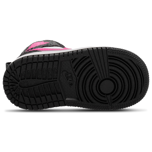 Girls' Toddler AJ 1 Mid SE Pink/White/Black - View 4