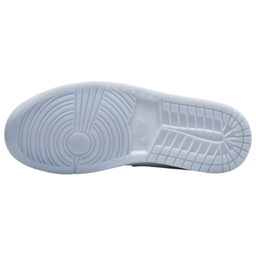 AJ 1 Mid White/Aluminum/Wolf Grey - View 5