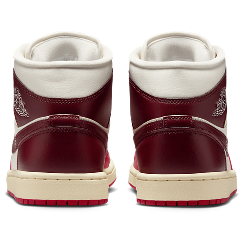 Women's AJ 1 Mid Dark Team Red/Sail/Coconut Milk - View 3