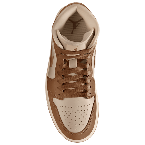 AJ 1 Mid Light British Tan/Chalk - View 3